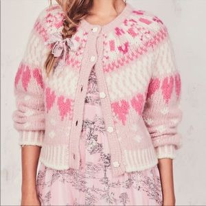 Loveshackfancy Jamie heart cardigan